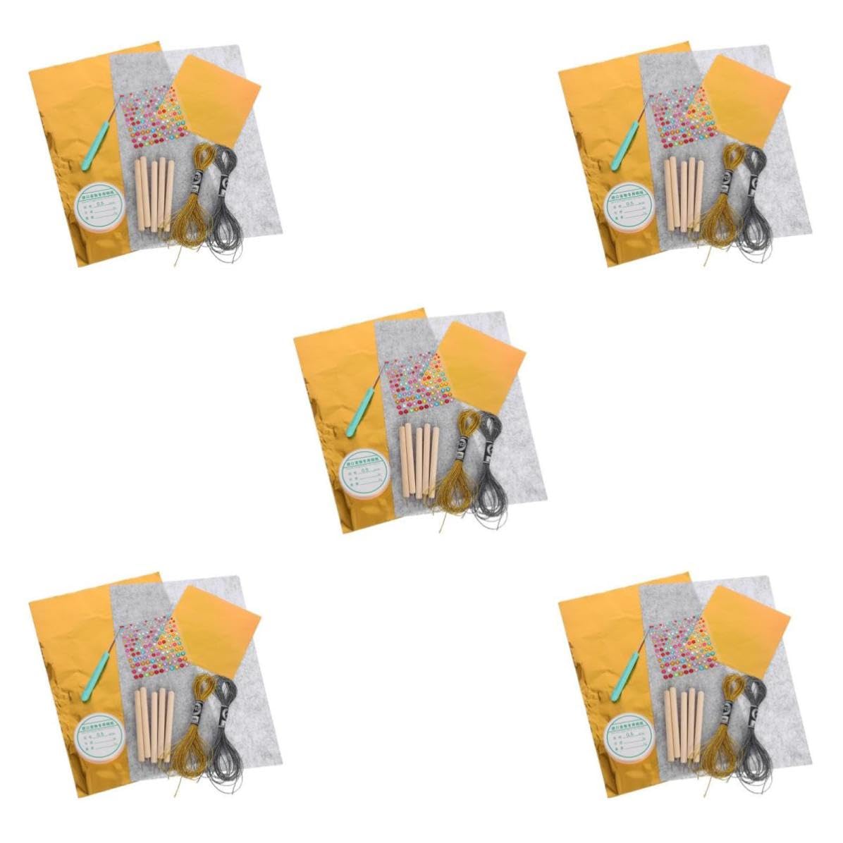 Beaupretty 5 Set Fogli Oro Metallici per Decorazioni Artistiche Natalizie