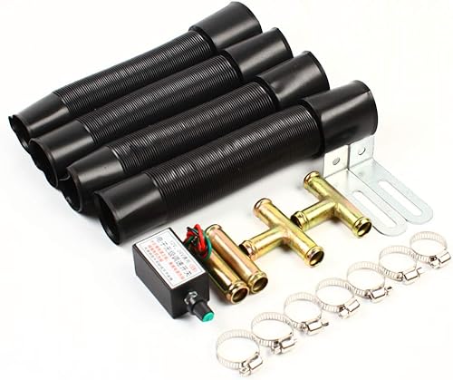 Miniatura 6 de Calentador compacto universal para debajo del salpicadero de 12 V 4 puertos con interruptor de velocidad para automóvilcamión aire acondicionado de