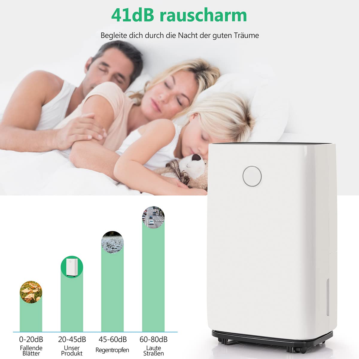 Airbi CUBIC - Ultrasone luchtbevochtiger: 3 in 1! bevochtiger