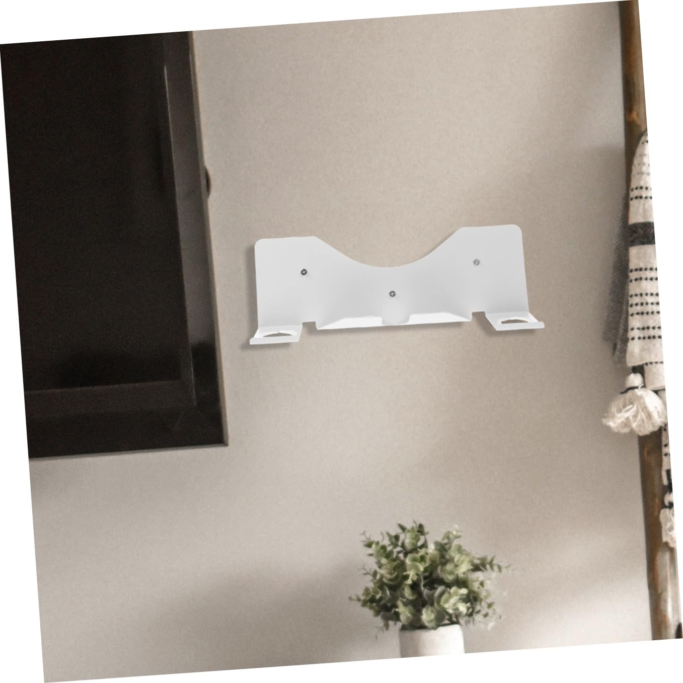 BESPORTBLE Supporto da Parete per Visore VR Bianco Stand Espositore Salvaspazio per Headset e Controller con Superficie Liscia e Installazione Facile
