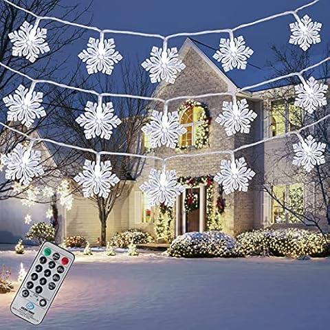 Guirnaldas Luces Navidad Exterior Qxmcov Cover