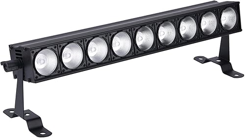 Miniatura 6 de MFL. Barra de luz para DJ, 9 LED, barra de luz de escenario Led RGBW Quad Colores DMX Pixel Control Cuerpo de Metal para DJ Etapa Iluminación Club