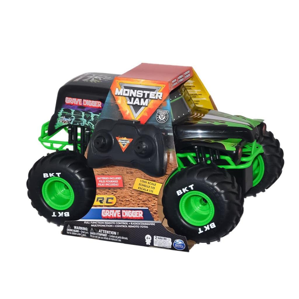 Spin Master 6045003 Monster Jam 1:15 Grave Digger R/C : Amazon.com