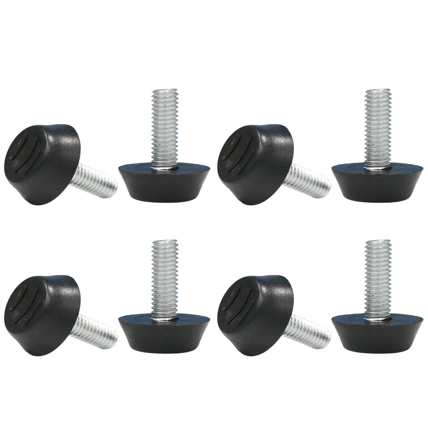 payanwinScrew On Furniture Glide Leveling Foot Adjuster for Furniture Legs M8 Thread (M8-23 * 15)