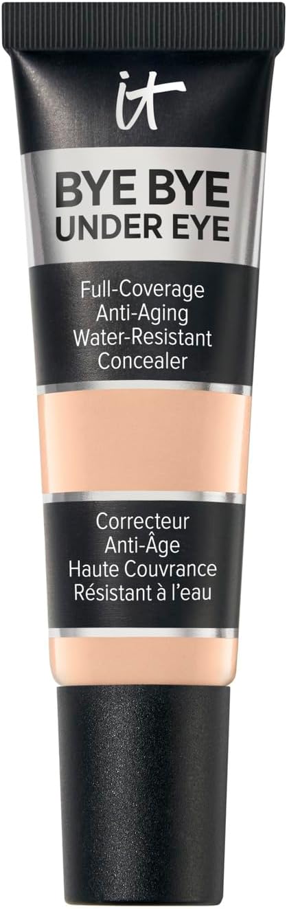 Bye Bye Under Eye Concealer - Water-Resistant, 24H Full Coverage Brightening Concealer For Dark Circles, Fine Lines, Redness & Discoloration, Anti-Aging Color Correcting Cream - 0.4 fl oz