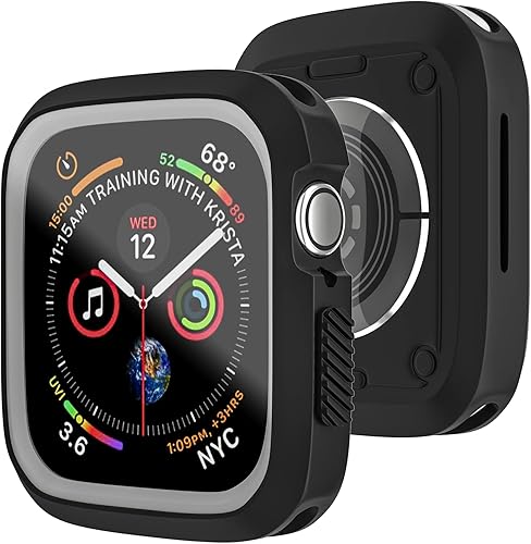 Vista 22 de Funda protectora exclusiva D & K de 1.5 pulgadas, compatible con Apple Watch, iWatch y relojes GPS, para hombres, mujeres y niños, iWatch 6/5/4/SE