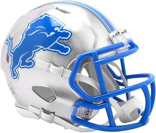 Riddell Deroit Lions Mini Speed Helmet