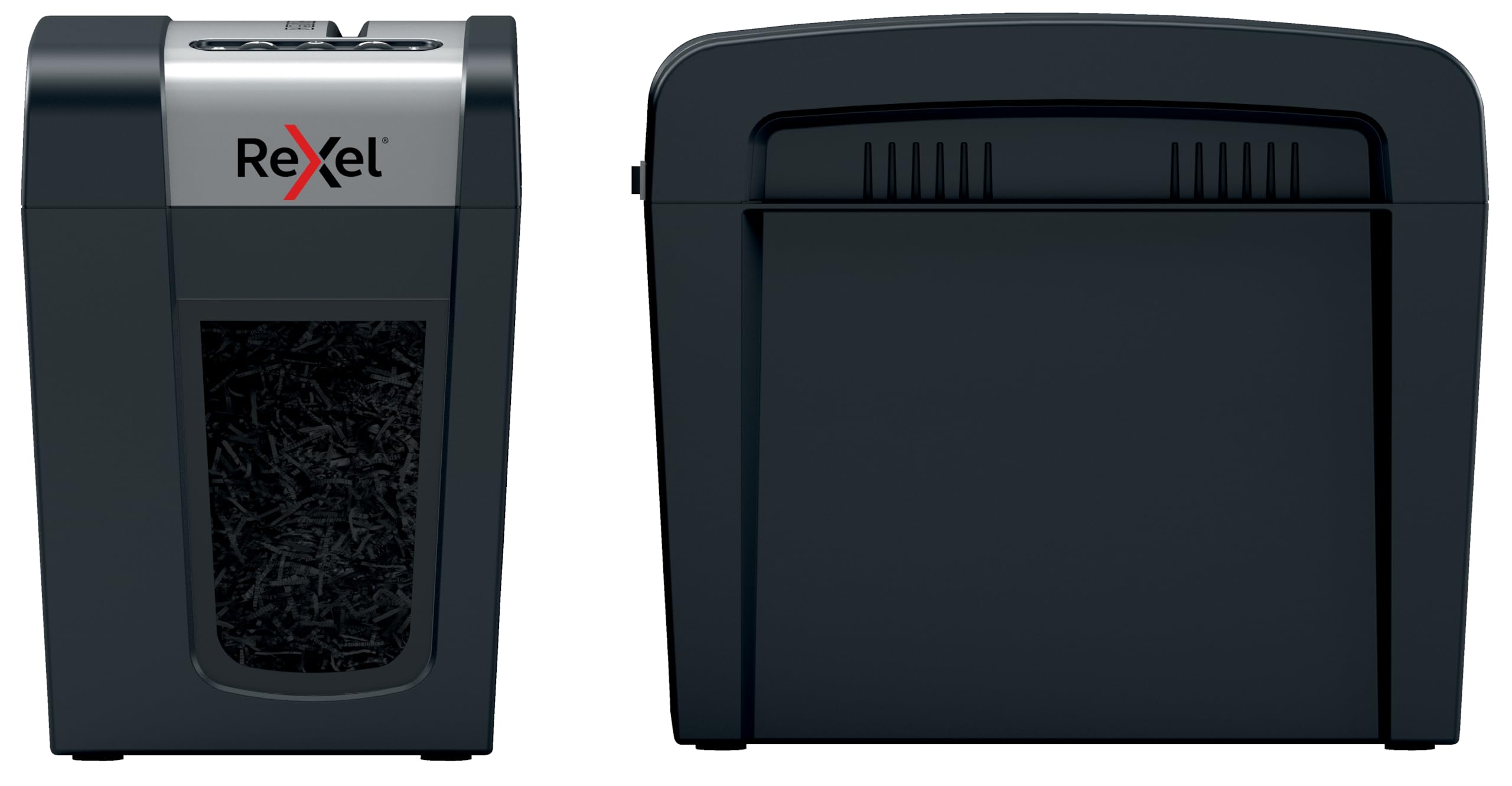REXEL Secure MC3-SL Slimline Whisper-Shred™, Distruggidocumenti Manuale, 3-3 Fogli A4 (70-80 gr/mq), Taglio Micro, Livello di sicurezza P-5, per Uso Personale/Home Office, Capacità 10 Litri,2020131EU