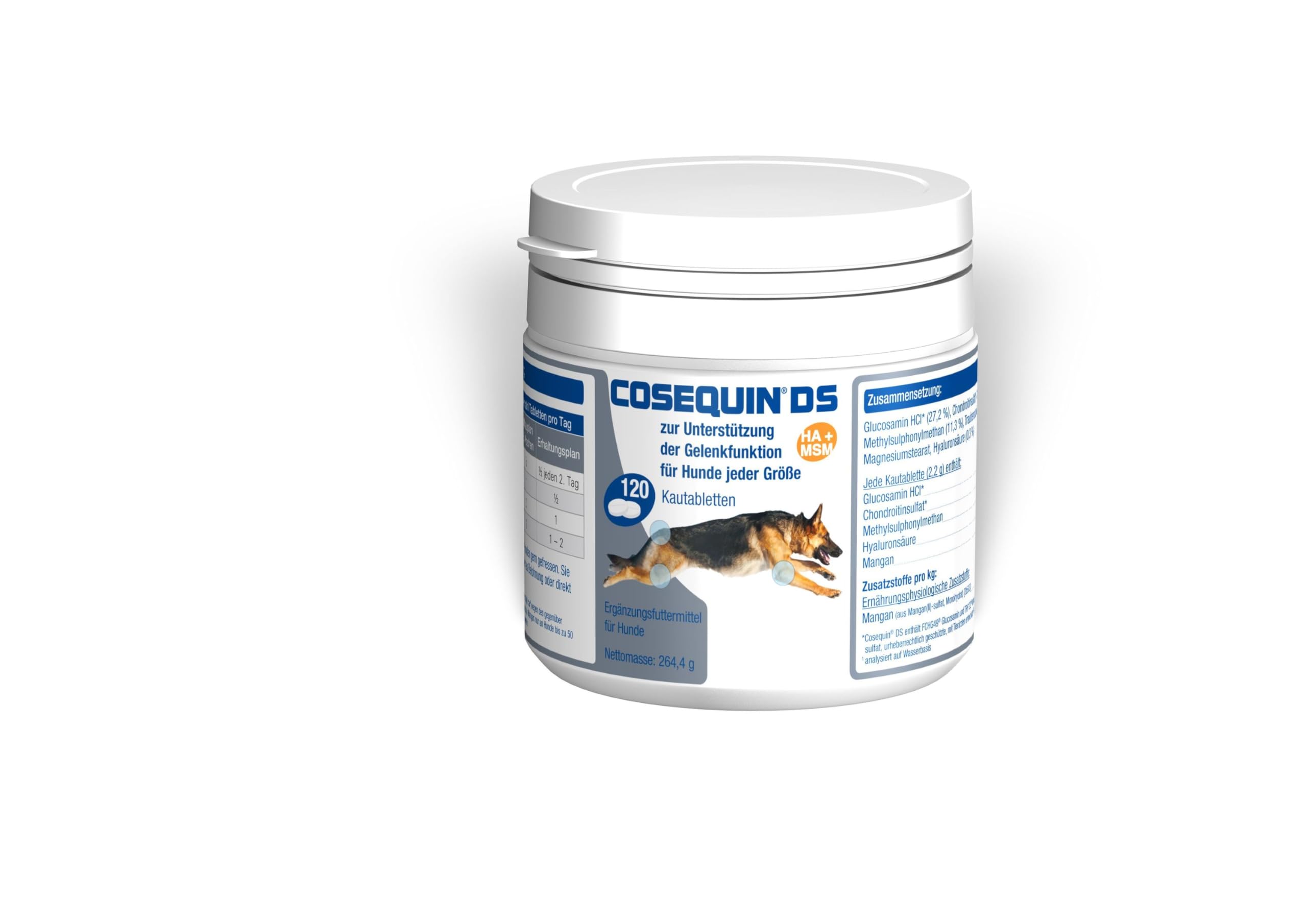 Cosequin DS HA MSM 120 - Pastillas para perros