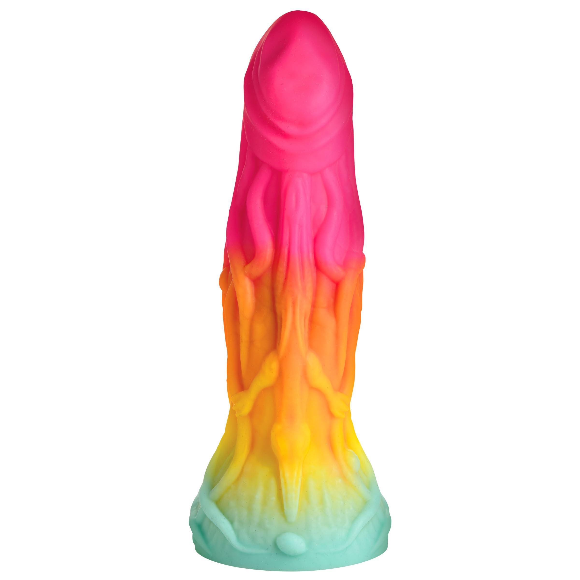 CREATURE COCKS Shape Shifter Alien Dildo for Men, Women & Couples. Firm and Flexible, Strong Suction Base, Fantasy Dildo, Unique Texture. Premium Phthalate-Free & Body-Safe Silicone. 1 Piece, Pink