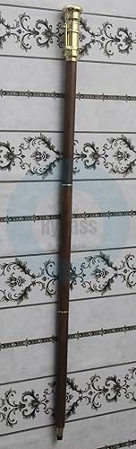 Miniatura 5 de Bastón de madera vikingo de latón macizo antiguo con todas las variantes (polaco)