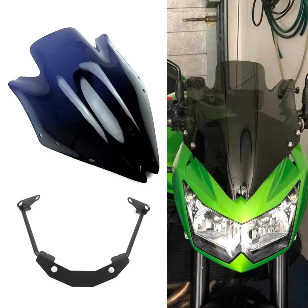Dla KAWASAKI Z750 Z750R 2007 2008 2009 2010 2011 2012 Uchwyt Szyby Motocyklowej Szyby Przedniej
