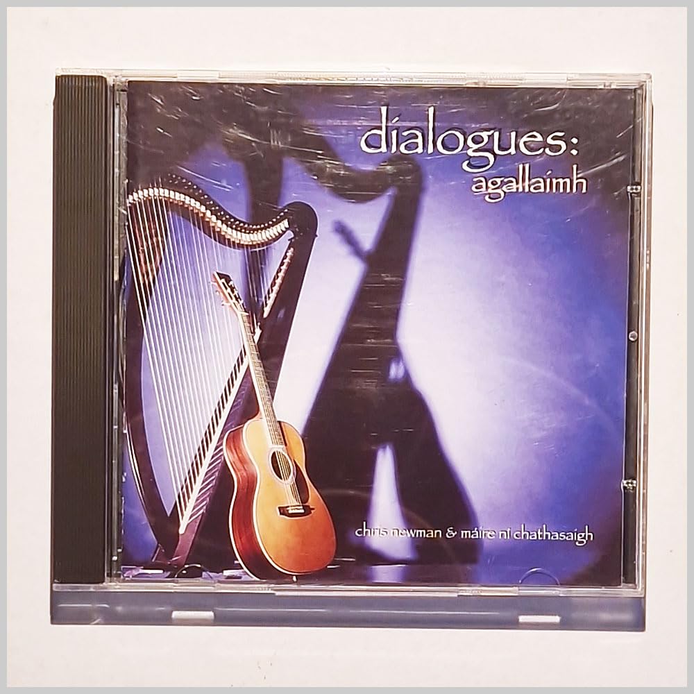 Chris Newman & Maire Ni Chathasaigh - Dialogues Agallaimh - CD Signed! VGC