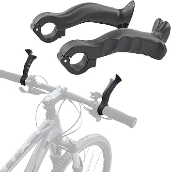 Bike Handlebar Grips, MTB Thumb Rest Grip for 22mm Bar End, 1 Pair