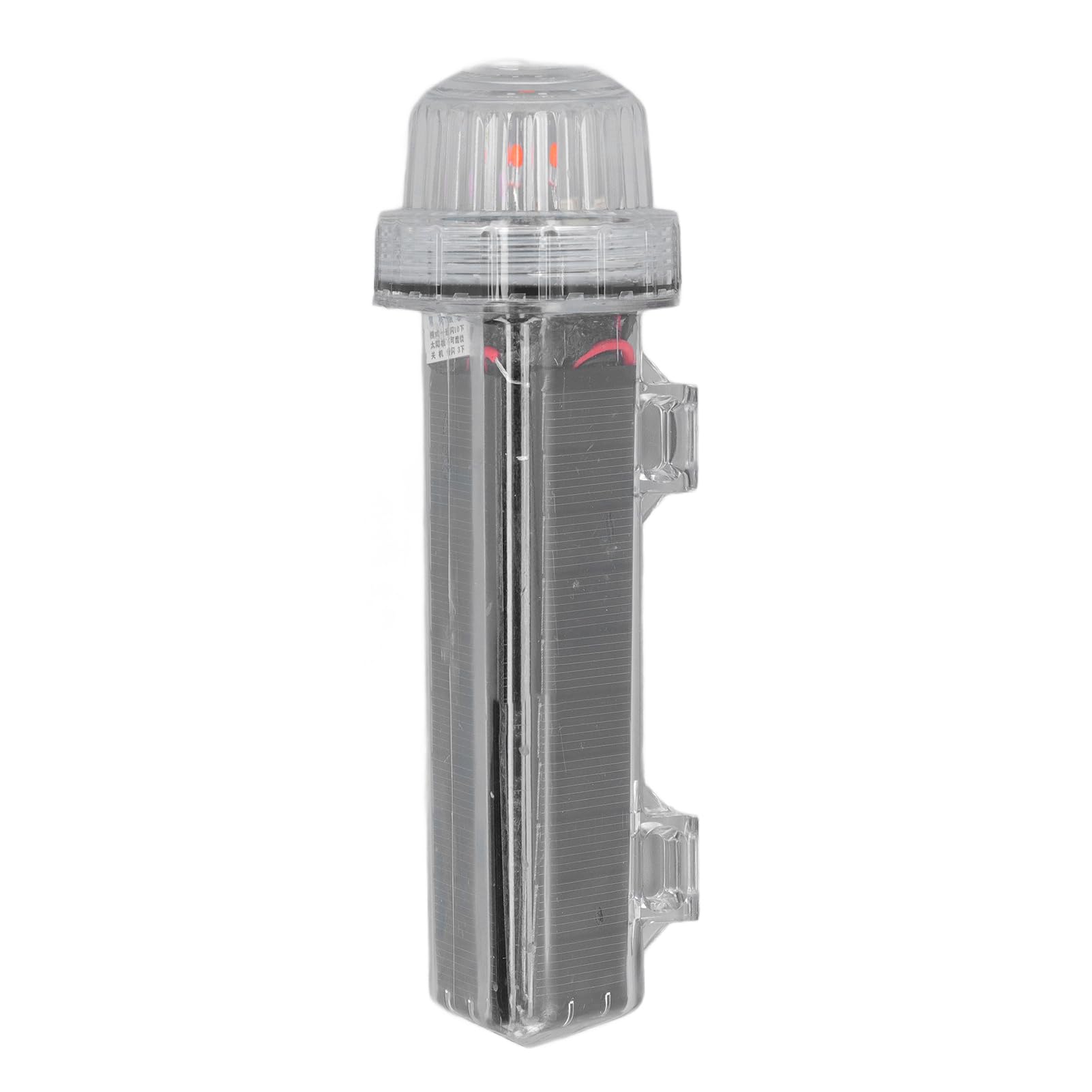 Solar Warning Light, Magnetic Strobe Light with Triple Polycrystalline Silicon Plates Lamp for Construction Sites, Night Fishing Boats (Green Light)