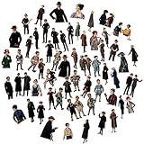 58pcs Vintage Stickers for Journaling, DIY Art Craft Pack, Retro Character Washi Stickers for Scrap...