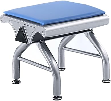 FQWYNMZ Waiting Room Chairs Reception Bench, Comfy Conference Room Benches, Waiting Room Bench with Steel Frame, Leather Cushions, Reinforcement of Beams, for Airport Lobby Hospital BankBlue