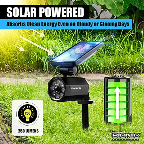 Bell+Howell Bionic Spotlight Solar Motion Sensor LED Outdoor Lights