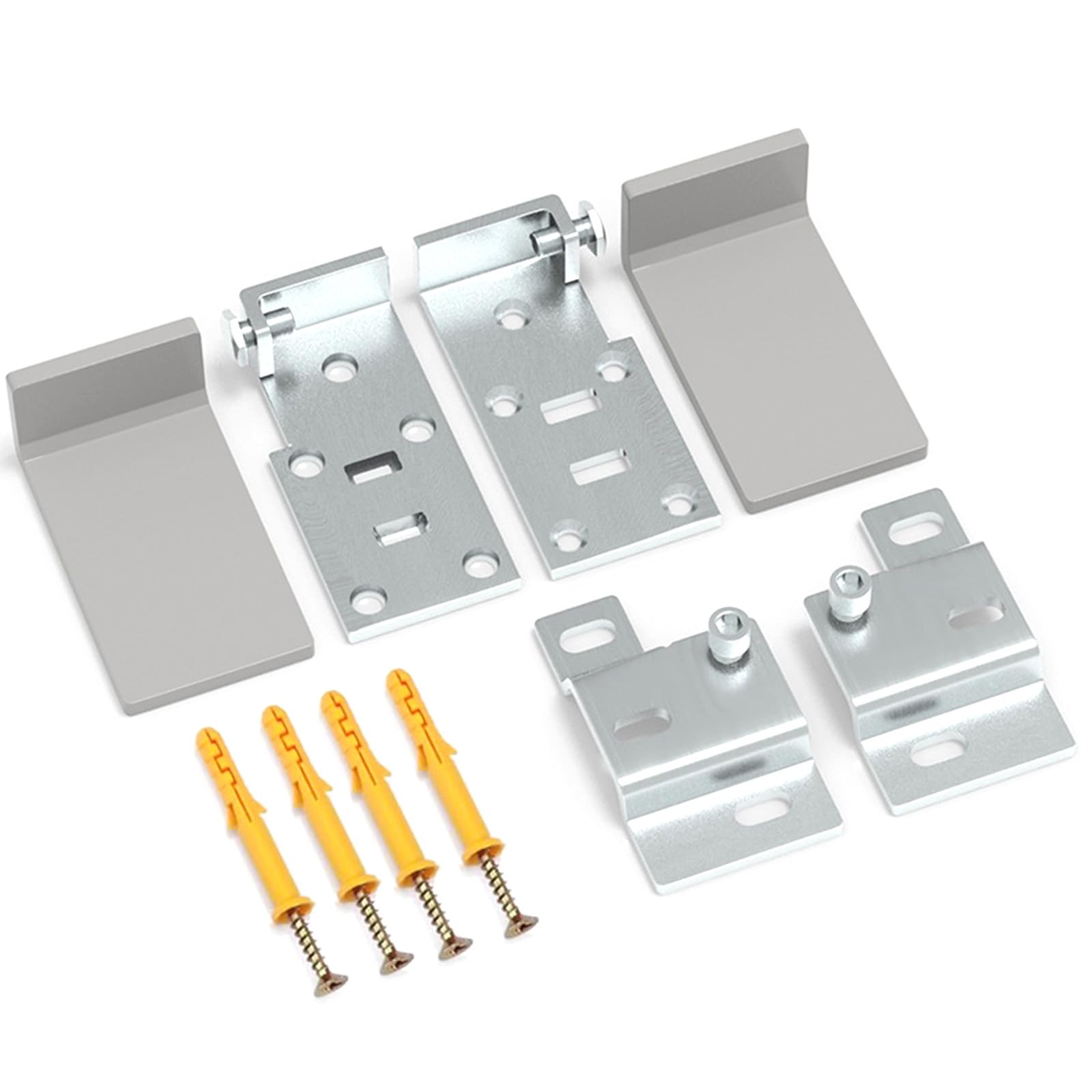 Yhplxyuus Multicolor Rustproof Concealed Mounting Bracket Wall Cabinet Hanging Plates Kitchen Cabinet Brackets Carrier Plate Hardware Wall Hanging Plate