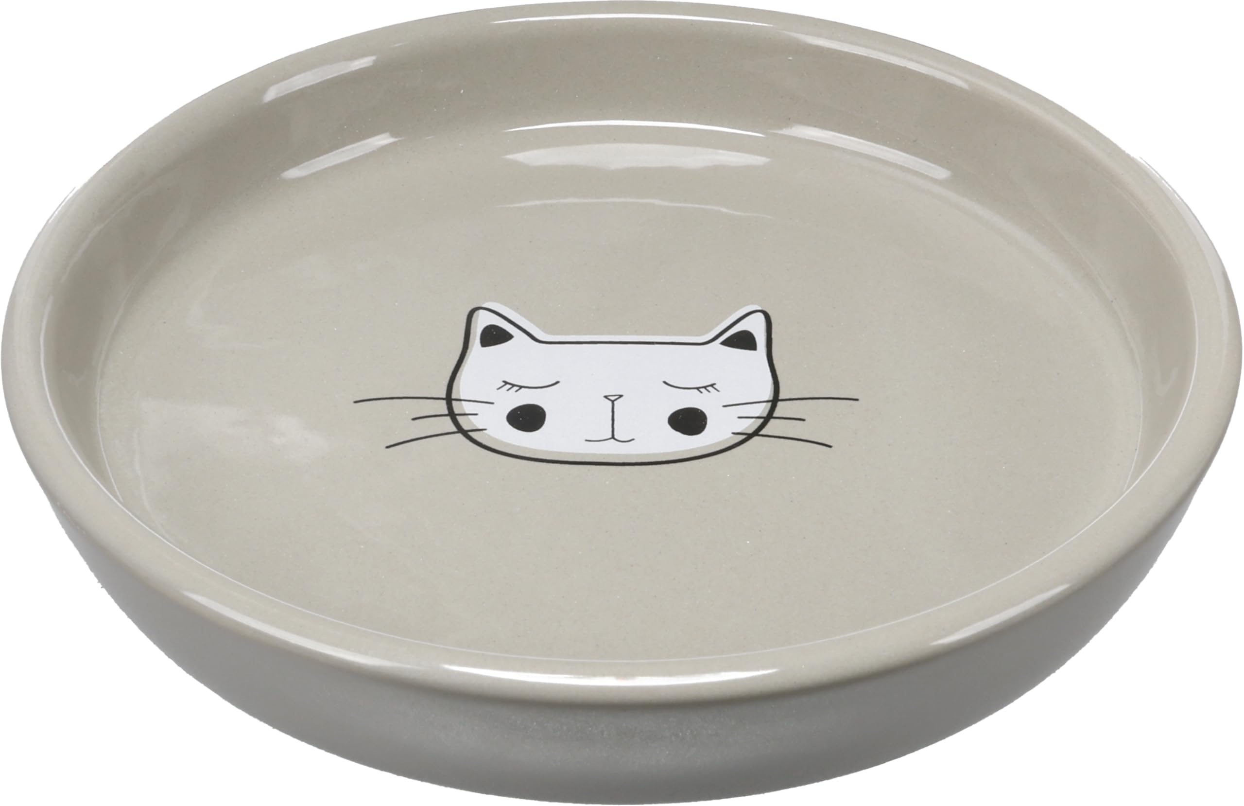 FEEDING AND DRINKING BOWL POEZIE ROUND TAUPE 15,5CM 250ML