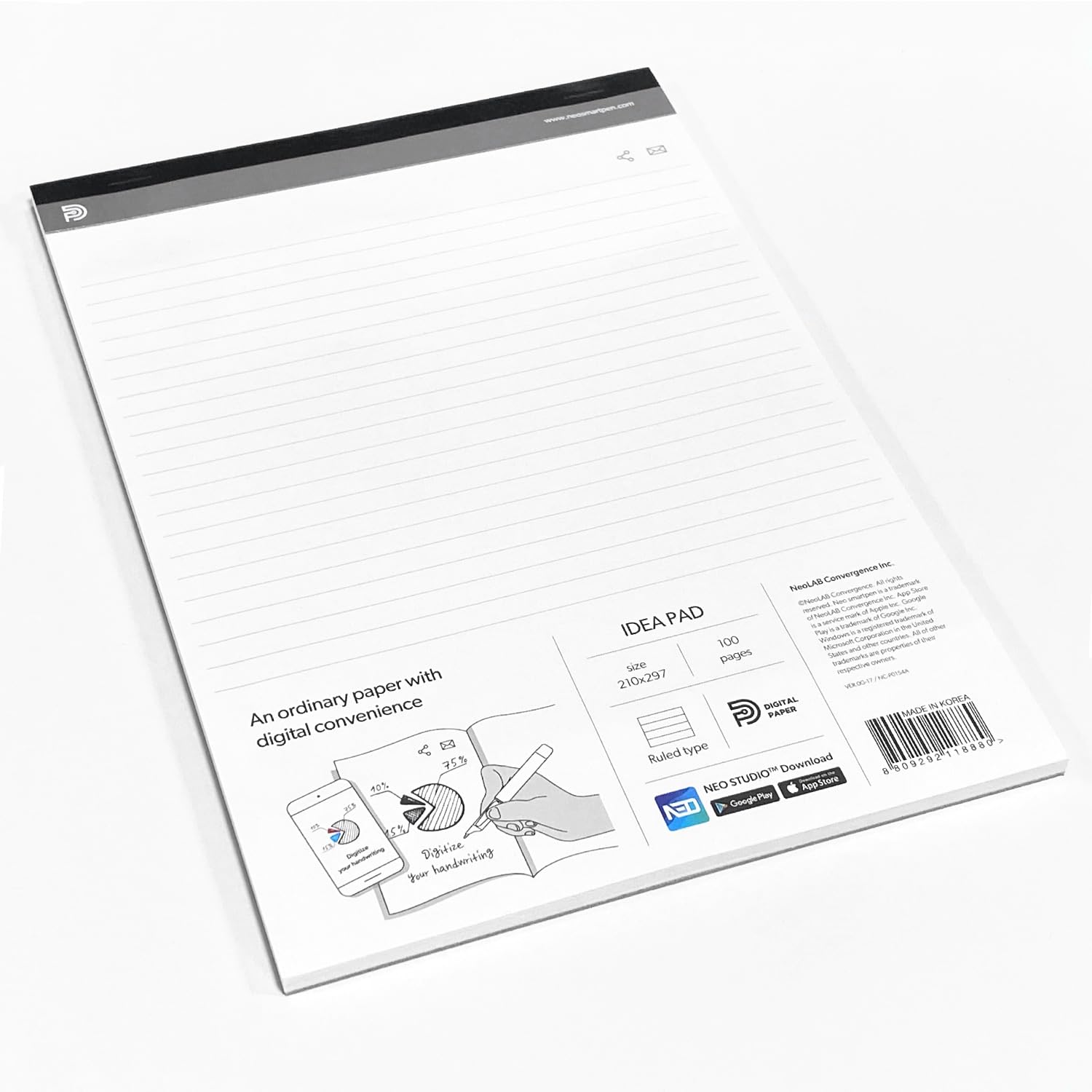 neoLab 5x Idea Pad liniert DIN A4