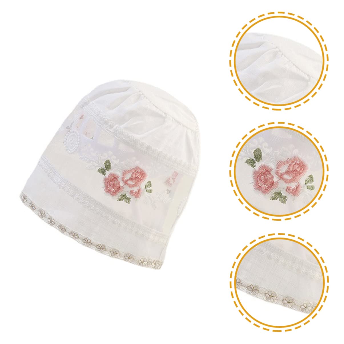 Sombrero de Sombrero bebé Gorro fotográfico bebé Sombreros de Chicas Gorra con Forro de Muselina Sombrero de Sol para pequeños Sombreros de niña algodón