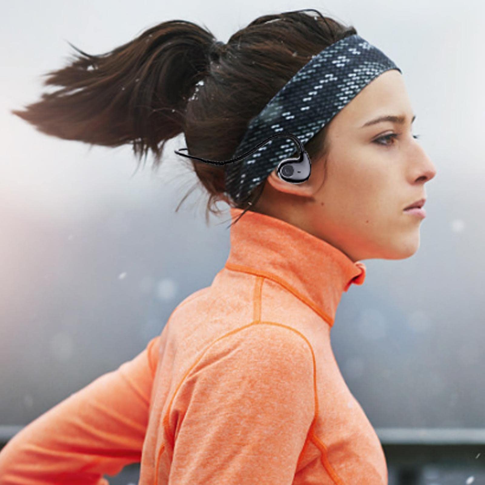 Écouteurs sans fil à conduction aérienne, écouteurs sans fil d'entraînement | Écouteurs d'entraînement stéréo à conduction aérienne sans fil - Écouteurs antibruit anti-transpiration pour des Streysisl