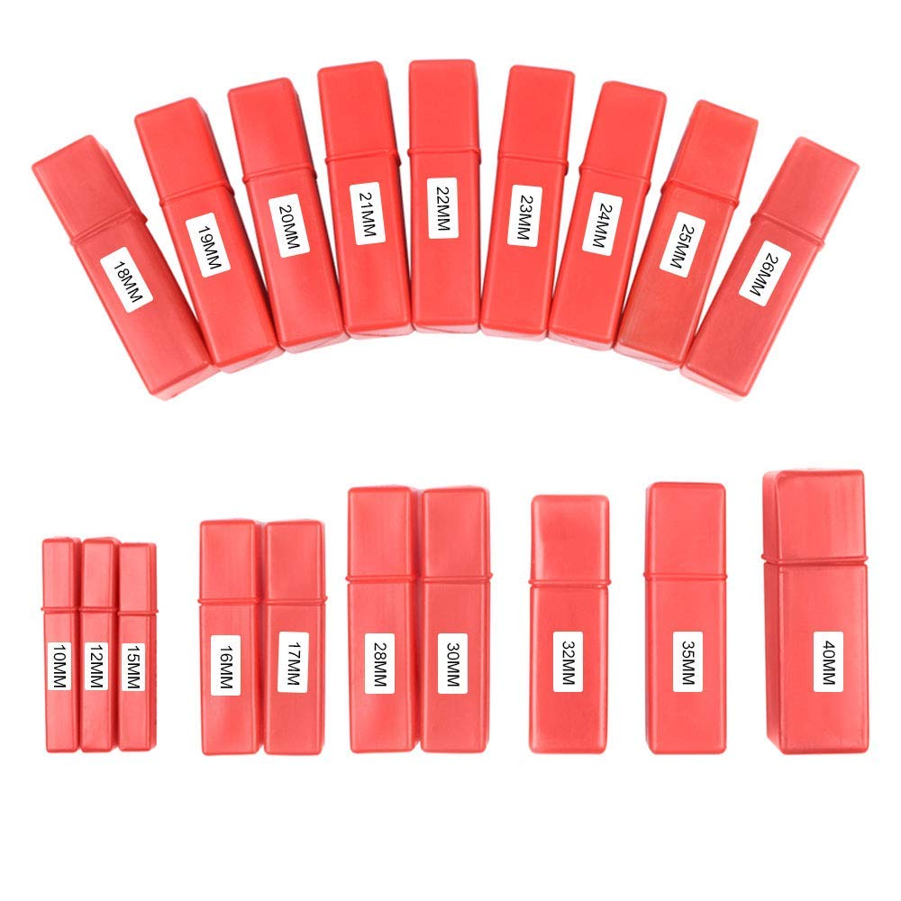 Flintronic Forstner Drill Bit, 19PCS(10mm 40mm) Tungsten Steel Wood