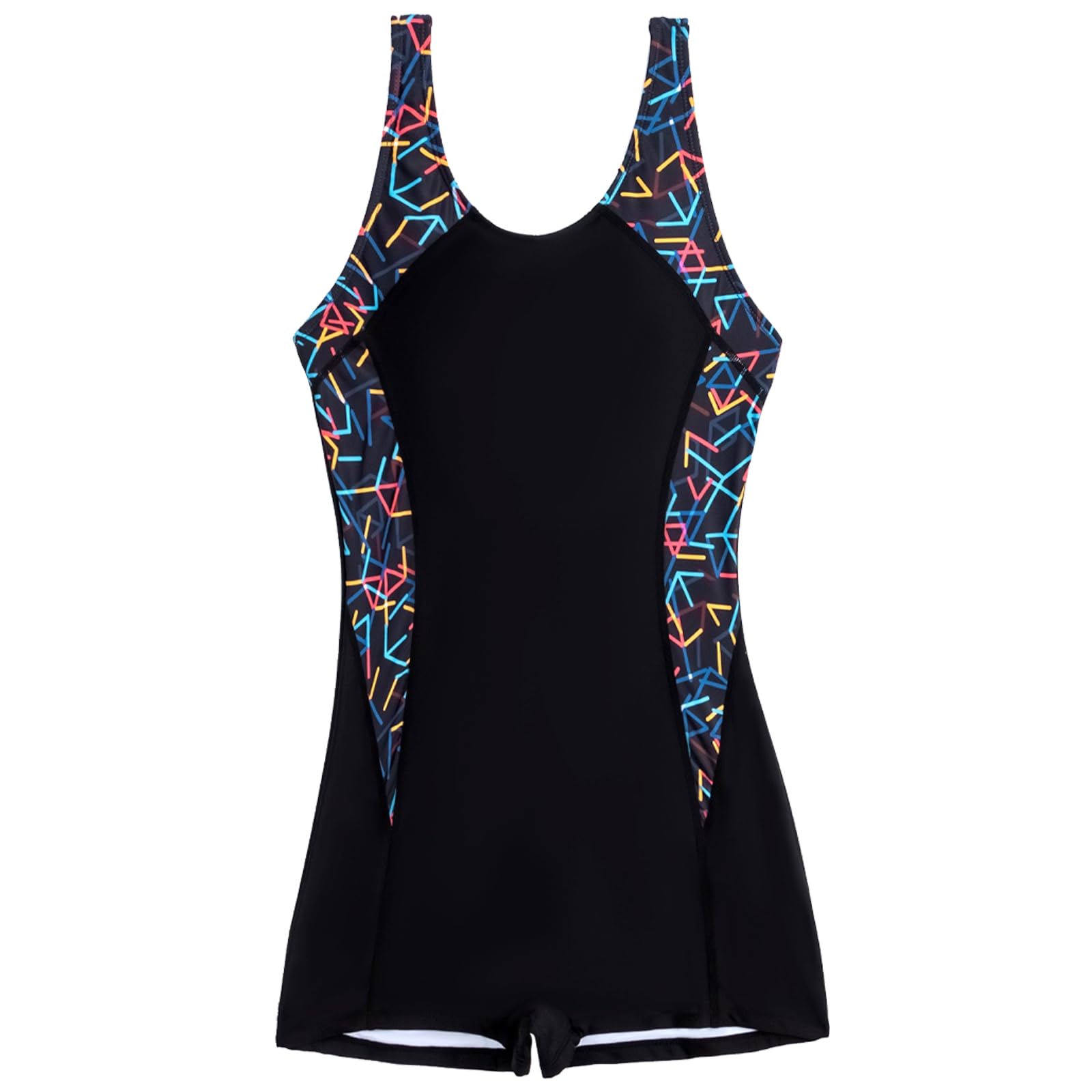 Bañador Natacion Mujer 1 Pieza Modesto Control de Abdomen Secado Rápido Deportivo Pro One Piece
