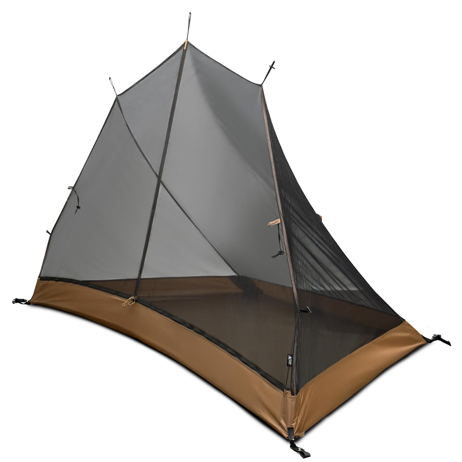 OneTigris Mesh Inner for RAVEN NEST Hot Tent, Lightweight Detachable Screen Tent with 3000mm Waterproof Bathtub Bottom for Camping, Hiking, Backpacking, Stargazing, Bushcraft