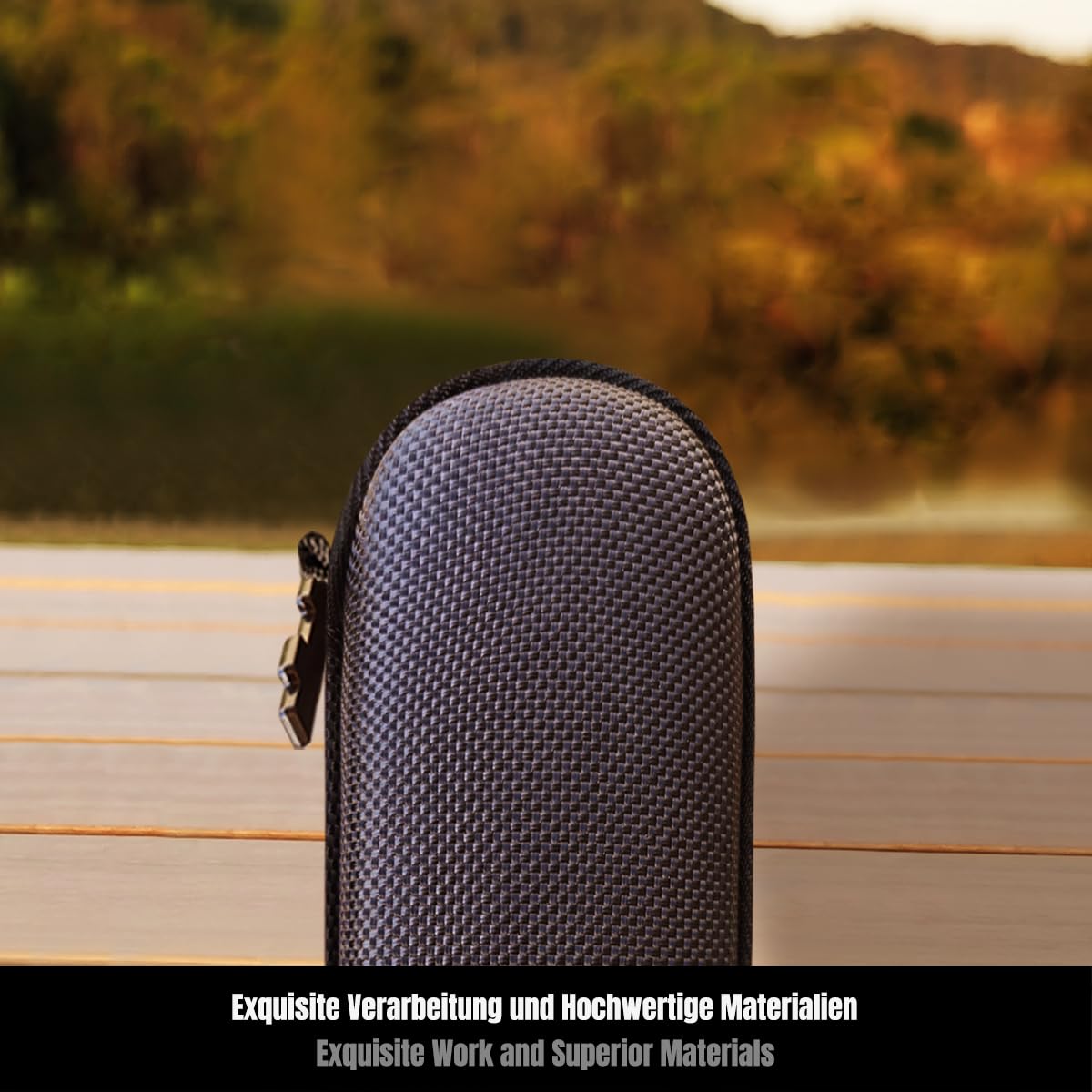 Funda Compatible con Beurer BR 60/90/10 Stichheiler - Estuche Duro Portátil para Picaduras de Insectos [Solo Bolsa], Negro, 1 Unidad