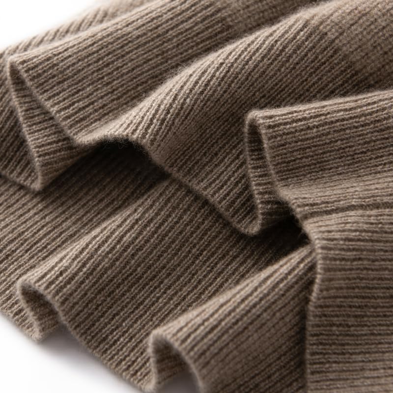 Women's Cashmere and Merino Wool Blend V Neck Sweater Lightweight Knit Sweater - Image 2