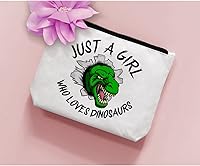 Vista 5 de BiuNiuring Dinosaur Gift - Makeup Bag for Women Who Love Dinosaurs