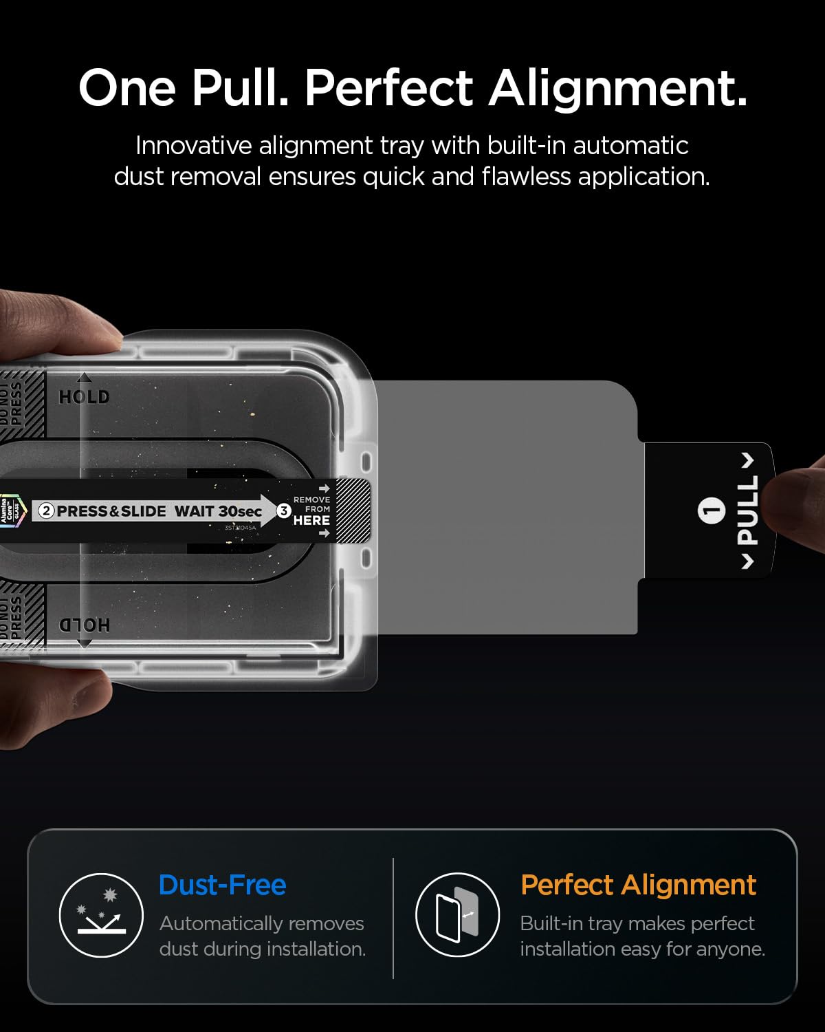 Spigen EZ Fit Pro Tempered glass for iPhone Duo — Amazon image 5