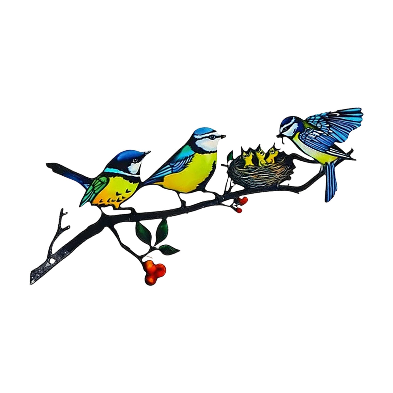 Msioytog Hummingbird Metal Wall Sculpture for Outdoor Garden and Patio Decoration Bird Garden Decoration