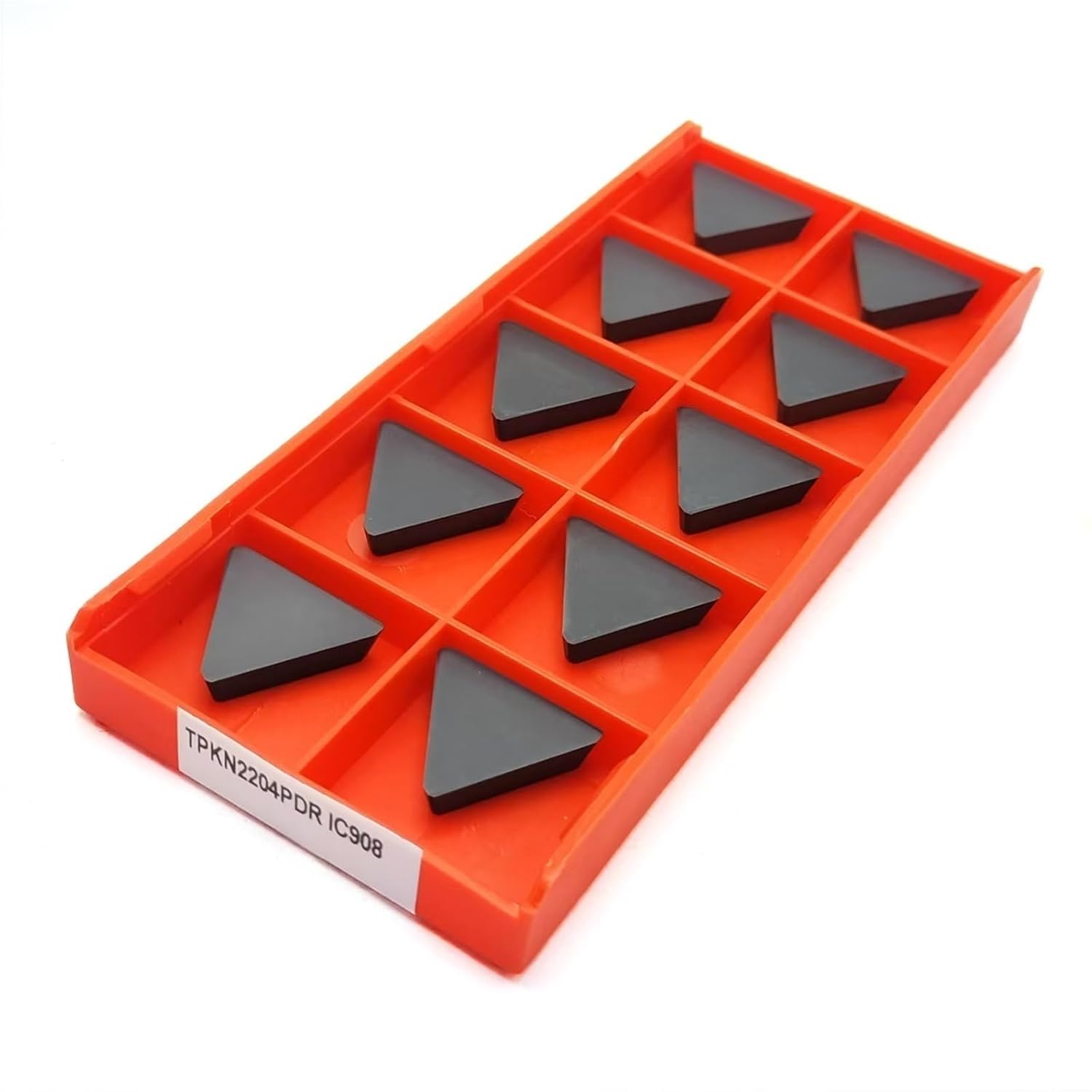 10pcs TPKN2204PDR IC908 CNC Carbide Inserts Metal Lathe Tools Steel Processing Blade for Metal Cutting