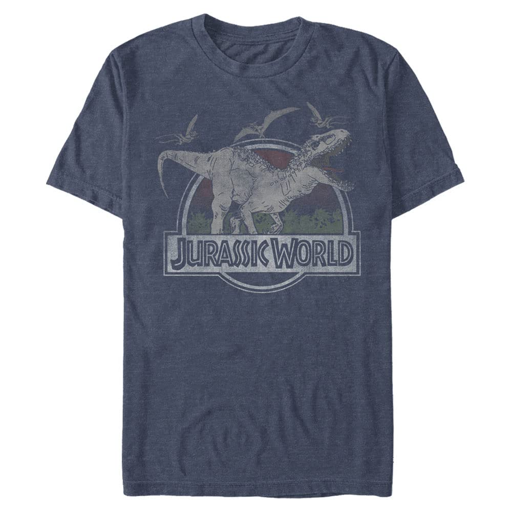 Jurassic Park mens Fight of Flight T-Shirt