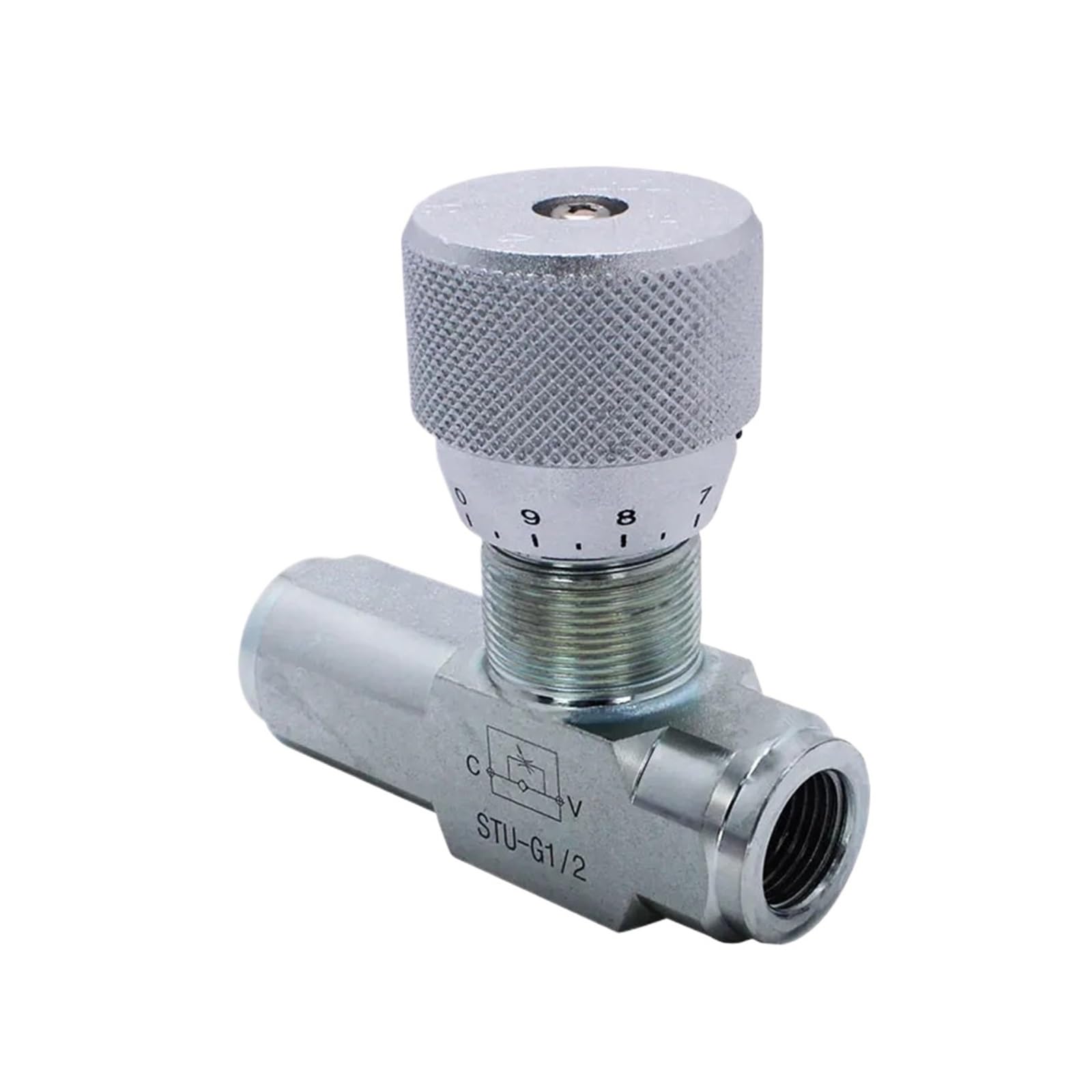 LEOTNNDQ One-way throttle valve STU-G1/2 Hydraulic valve control valve 4-inch hydraulic cylinder speed control valve