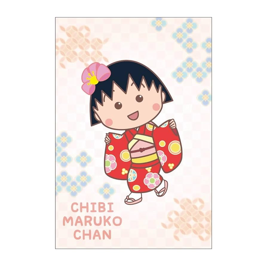 Maruko♡ NEW ERA 59Fifty Cap Sakura Momoko Chibi Maruko-chan Allover