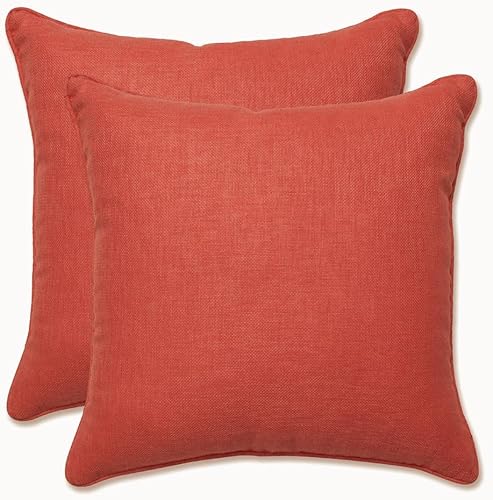 Vista 302 de Pillow Perfect - Cojín cuadrado para asiento de esquina para exteriores o interiores, color cobalto