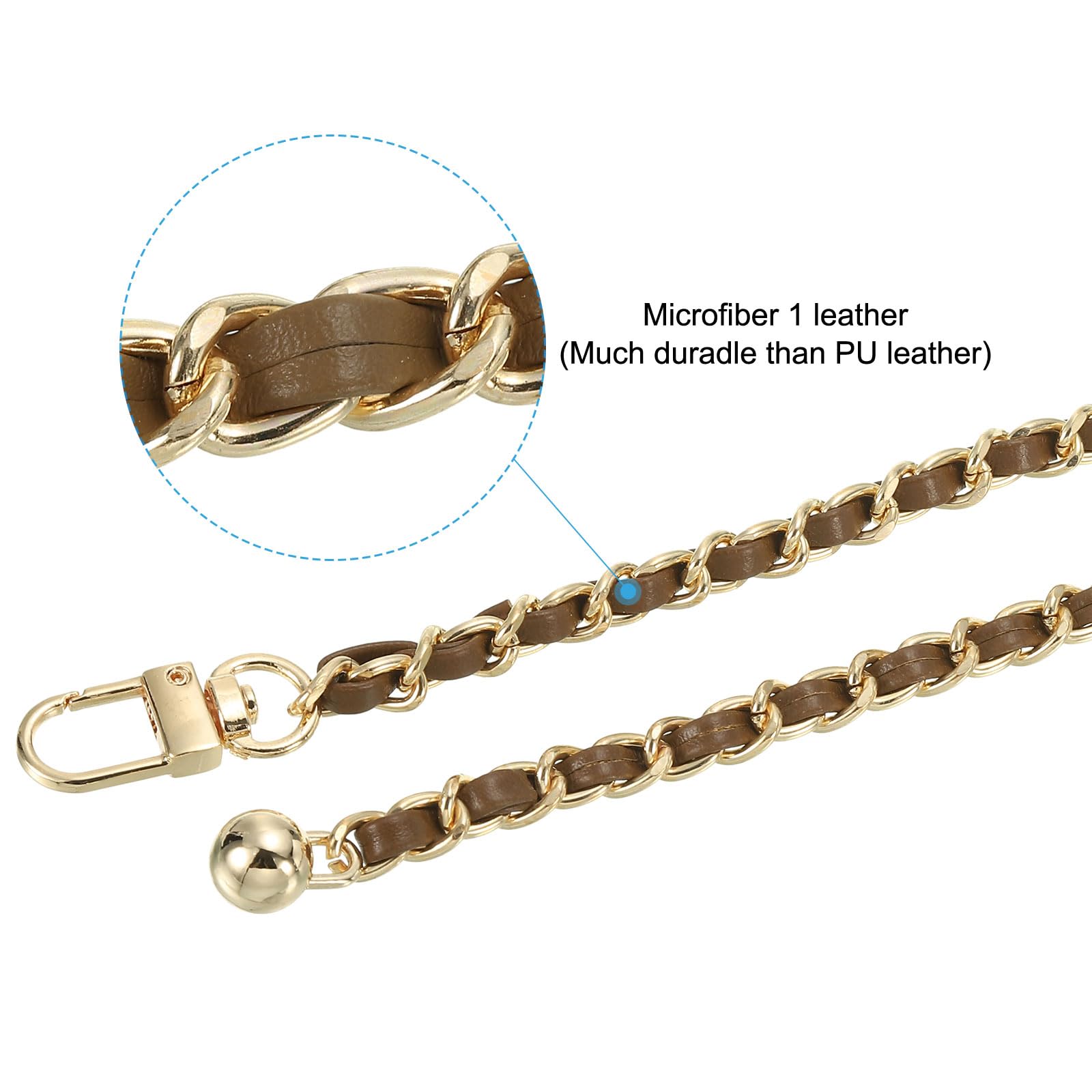 PATIKIL 47 Inch Thin Purse Chain Strap Adjustable - Image 4