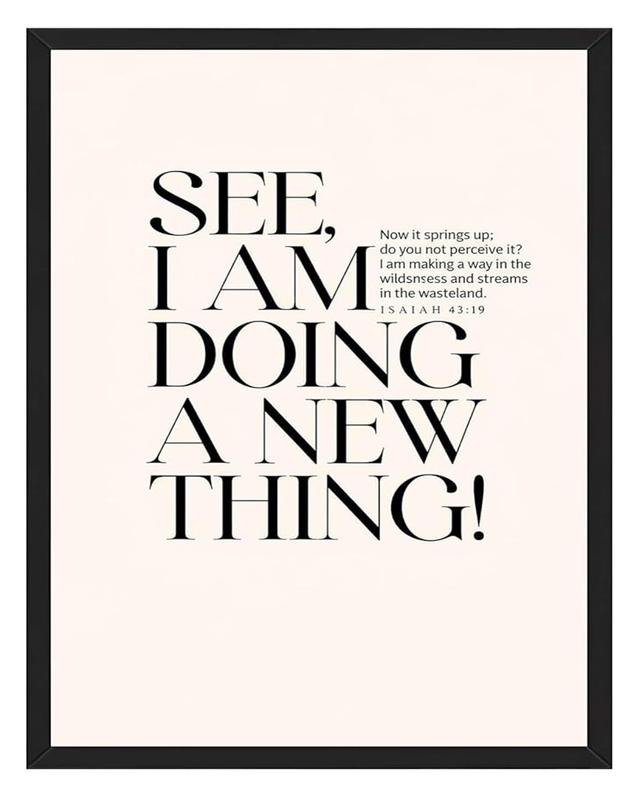 HGETJOHXEM Framed Canvas Artwork Motivational Saying Print Modern Decor for Above Desk or Sofa Wall Display(Framed,08x12inch(20x30cm))