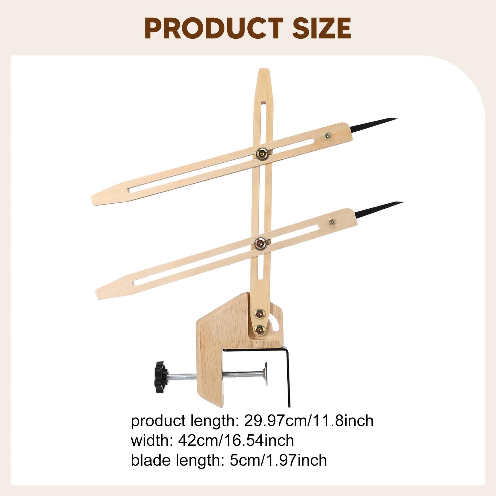 Pottery Throwing Gauge Holz Messlehre Modellierwerkzeug für Exaktes Arbeiten Und Kompakte Handhabung für Hobbytöpfer Und Haushalte