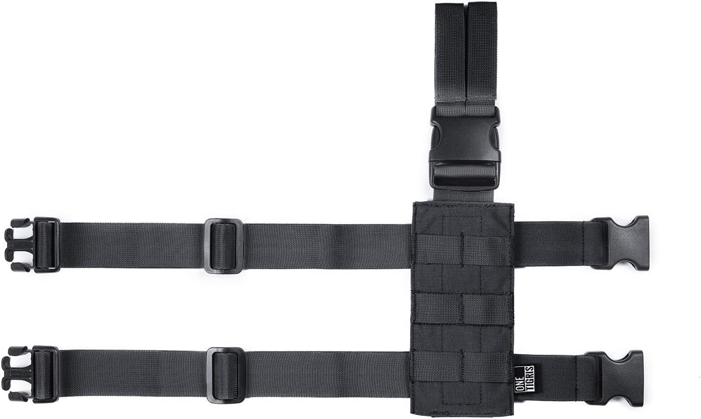 OneTigris Molle Drop Leg Panel 1000D Tactical Mini Platform for Pistol Holster