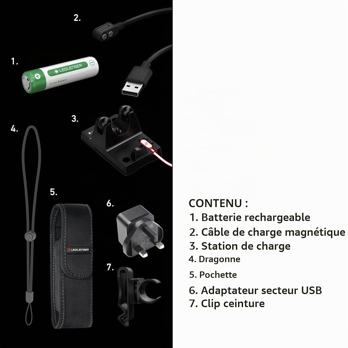 Ledlenser P6R Work Lampe torche rechargeable, 850lm, 230m, étanche IP68 | Mise au point réglable, 187g, 45h d'autonomie, protection en caoutchouc, IRC élevé, idéale plombiers, électriciens | 2020
