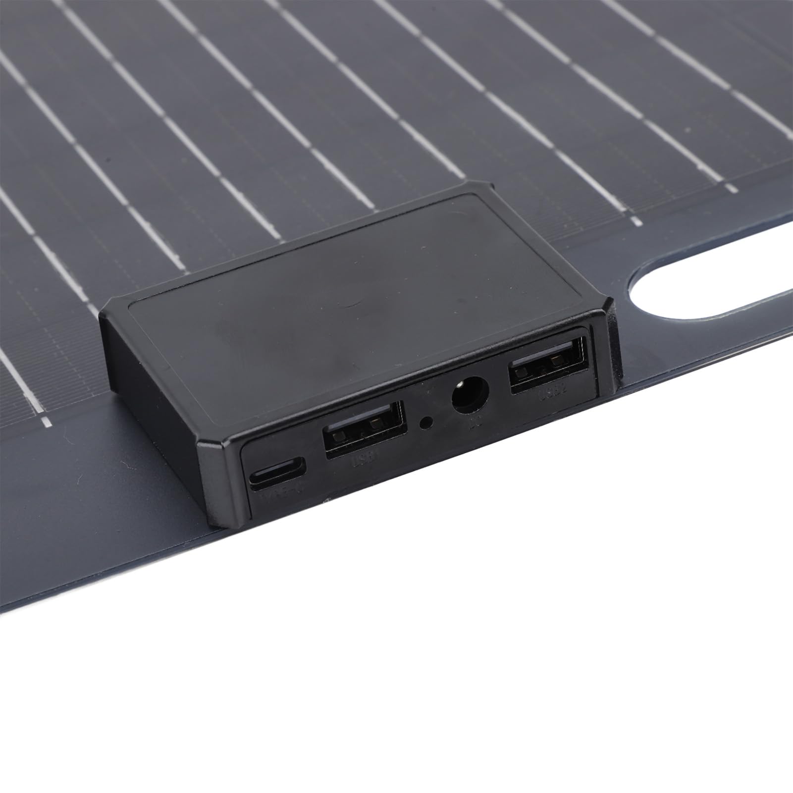 Kit caricatore pannello solare 100W con doppia uscita USB per dispositivi mobili, ideale per e barca, nero monocristallino