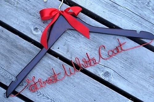 First White Coat Hanger for Medical Student with Matching Ribbon, Pharmacy Grads