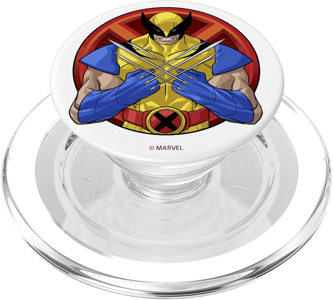 Marvel X-Men Wolverine Crossed Arms Portrait Logo PopSockets MagSafe PopGrip for iPhone