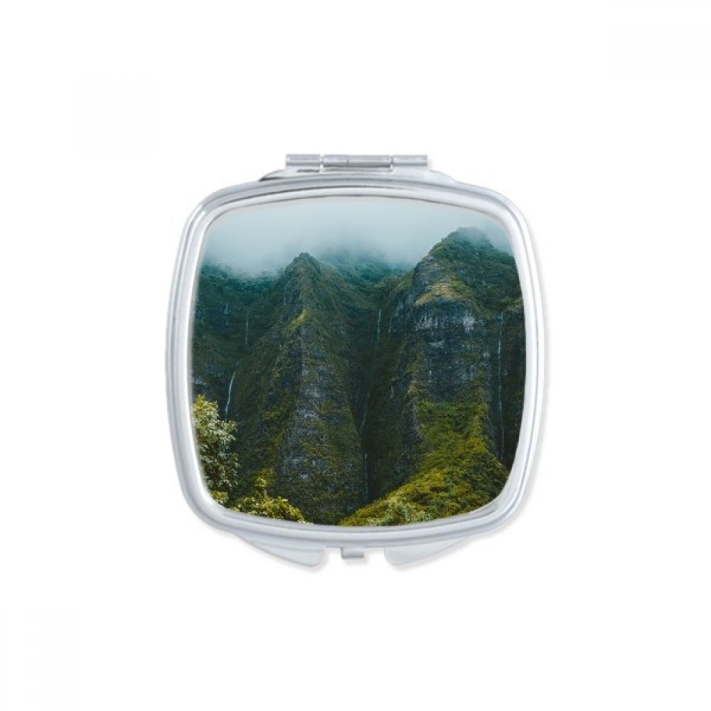 Miroir mignon de poche imprimé forêt idée cadeau original pour femme