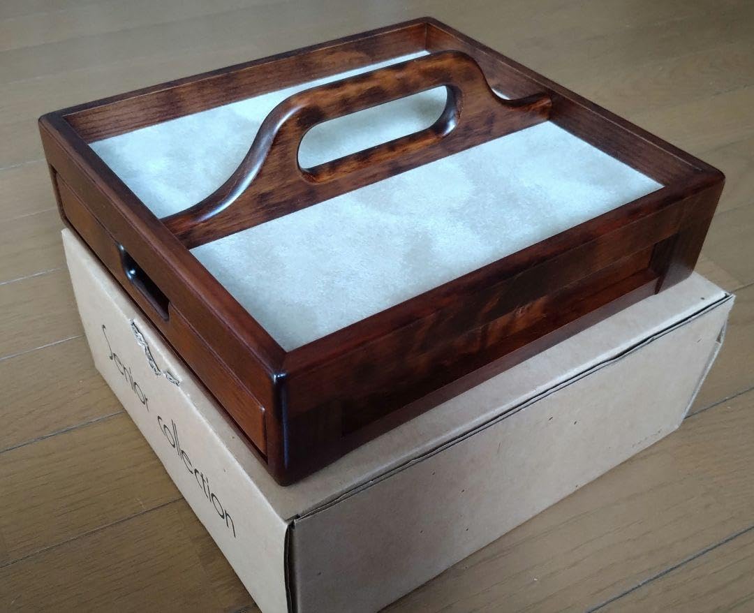 木製収納ボックス 取手と引き出し付き 豊岡クラフト 木製収納ボックス